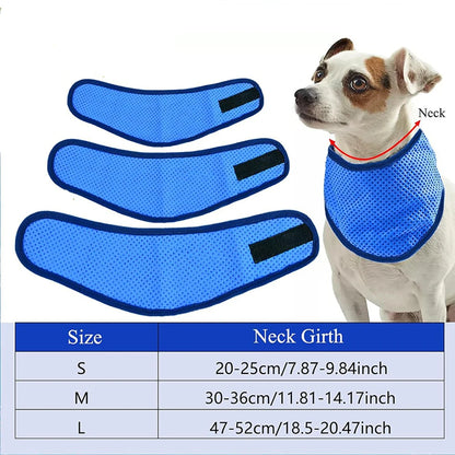 Summer Dog Cooling Ice Scarf Cool Ice Towel Quick Release Hot Pet Clothes Cool Jacket For Small Medium Largr Dog Accessories ﻿